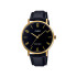 Casio MTP-VT01GL-1B2 unisex Minimalist Grande kožni kaiš Black