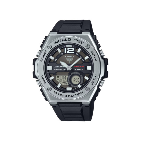 Casio MWQ-100-1A muški sat Sport Analog Digital XL Black 50mm 10ATM Bestseller