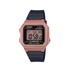 Casio Vintage W-217HM-5A unisex Digital Retro XL Rose Gold Tone