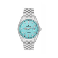 DANIEL KLEIN DK13835-3 muški sat Classic Date Jubilee Bracelet Aqua Turquoise Dial 42mm