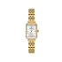 DANIEL KLEIN DK13934-3 ženski sat Vintage Elegance Gold Tone pravougaono kućište White Sunray Dial 20mm