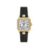 DANIEL KLEIN DK14039-3 ženski sat Roman Numerals Gold Tone Black Croco pravougaoni Sunray White 28mm