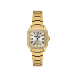 DANIEL KLEIN DK14040-2 ženski sat Roman Numerals Gold Tone pravougaoni Champagne Dial Edition 28mm