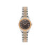 DANIEL KLEIN DK14097-3 ženski sat Mini Roman Numerals Two Tone Rose Gold Silver Sunray Brown Dial Edition 28mm