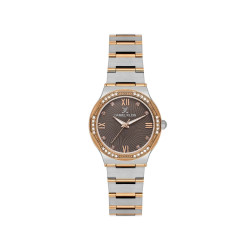 DANIEL KLEIN DK14101-6 ženski sat Elegant Two Tone Rose Gold Mocha Brown Dial 30mm