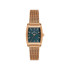 DANIEL KLEIN DK14119-6 ženski sat Elegant Mini Rose Gold Mesh Band pravougaoni Sunray Petrol Blue Dial 23mm