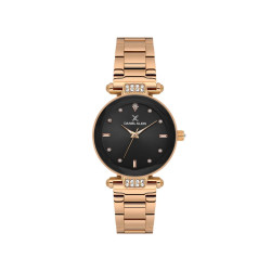 DANIEL KLEIN DK14132-5 ženski sat Elegant Premium Rose Gold Sunray Black Dial 32mm