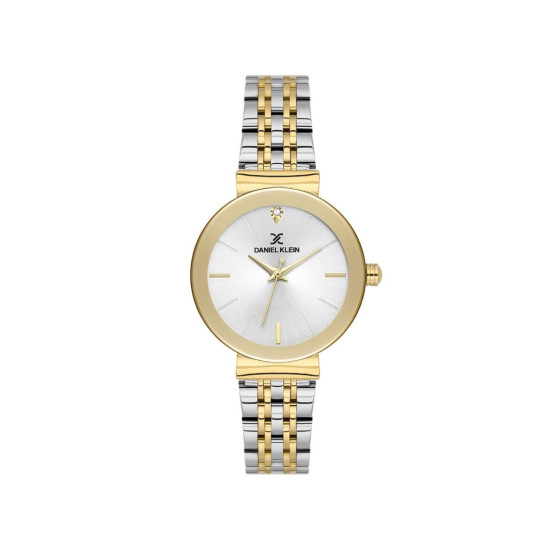 DANIEL KLEIN DK14330-4 ženski sat Lady Minimalist Elegance Two Tone Sunray White Dial 30mm