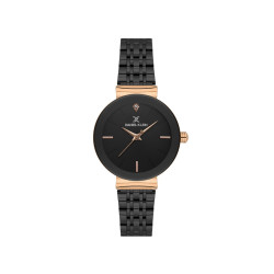 DANIEL KLEIN DK14330-6 ženski sat Lady Minimalist Elegance Black Rose Gold Tone Sunray Black Dial 30mm Bestseller