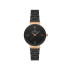 DANIEL KLEIN DK14330-6 ženski sat Lady Minimalist Elegance Black Rose Gold Tone Sunray Black Dial 30mm Bestseller