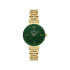 DANIEL KLEIN DK14330-7 ženski sat Lady Minimalist Elegance Gold Tone Sunray Emerald Green Dial 30mm