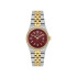DANIEL KLEIN DK14717-5 ženski sat Crystal Elegance Date Two Tone Bordo Textured Dial 30mm Bestseller