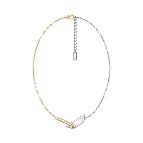 Diesel DX1687931 ogrlica Urban Chic Two Tone Stainless Steel • Layering Style