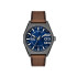 Diesel DZ2189 muški sat Scraper Gun Metal Deep Blue Dial Brown kožni kaiš 43mm