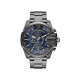 Diesel DZ4329 muški sat Mega Chief Chronograph XL Gun Metal Tone Nocturne Blue Dial 51mm
