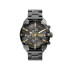 Diesel DZ4669 muški sat Spiked Chronograph Full Gun Metal Gray Sunray Dial Gold Tone Detail 49mm