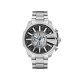 Diesel DZ4686 muški sat Mega Chief Slim Chronograph Silver Tone Blue Detail Sunray Dial 48mm