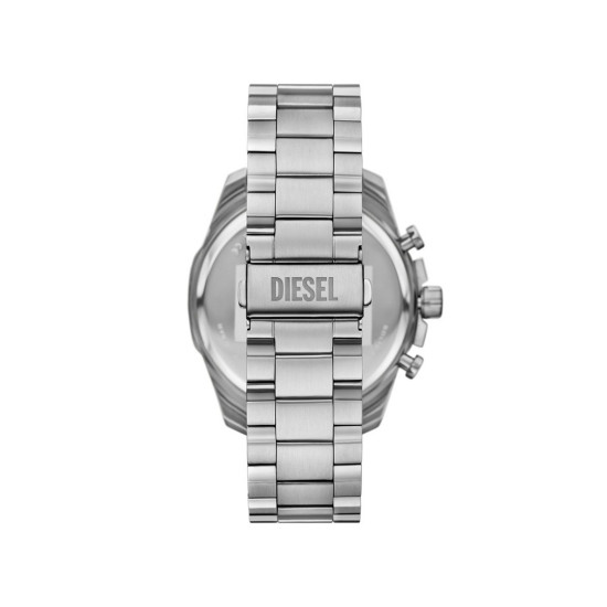 Diesel DZ4686 muški sat Mega Chief Slim Chronograph Silver Tone Blue Detail Sunray Dial 48mm