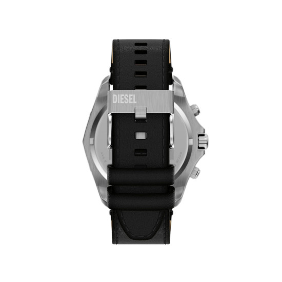 Diesel DZ4710 muški sat Stinger Chronograph Black kožni kaiš 46mm