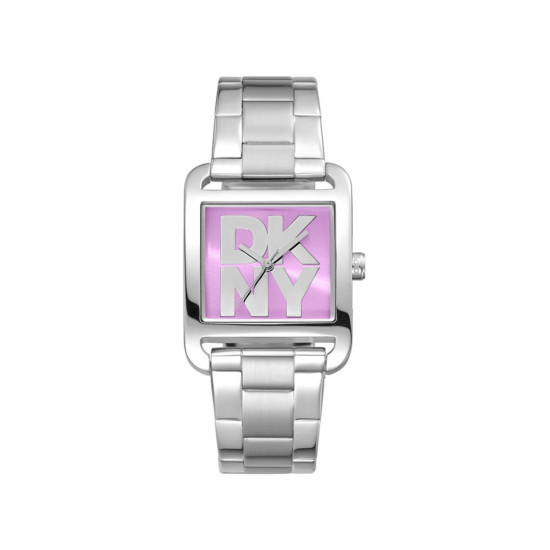 DKNY DK1L001M0035 ženski sat City Maxi pravougaono kućište Pink Logo Dial 29mm