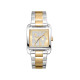 DKNY DK1L001M0075 ženski sat City Maxi Two Tone Silver Gold pravougaono kućište Logo Champagne Dial Edition 29mm