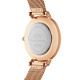 Daniel Wellington DW00100161 ženski sat Petite Melrose Rose Gold Tone Mesh Band Minimal Black Dial 32mm