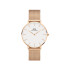 Daniel Wellington DW00100305 ženski sat Petite Melrose Rose Gold Tone Mesh Band Minimal White Dial 36mm