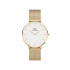 Daniel Wellington DW00100350 ženski sat Petite Gold Tone Mesh Band Eggshell White Dial 28mm