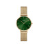 Daniel Wellington DW00100479 ženski sat Petite Gold Tone Mesh Band Sunray Emerald Green Dial 28mm