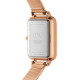 Daniel Wellington DW00100579 ženski sat Quadro Lumine Pressed Piano Rose Gold Tone Black Mother of Pearl Dial 20mm