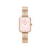 Daniel Wellington DW00100621 ženski sat Quadro Rose Gold Tone Melon Pink Mother of Pearl Dial 20mm