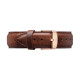 Daniel Wellington DW00100627 muški sat Classic St Mawes Rose Gold Tone kožni kaiš Amber Brown Dial 40mm