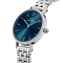 Daniel Wellington DW00100664 ženski sat Petite Silver Tone Arctic Blue Dial 28mm