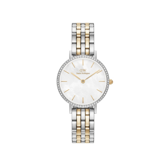 Daniel Wellington DW00100665 ženski sat Petite Two Tone Silver Gold Mother of Pearl Dial 28mm
