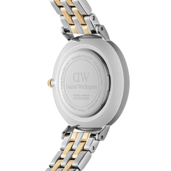 Daniel Wellington DW00100665 ženski sat Petite Two Tone Silver Gold Mother of Pearl Dial 28mm