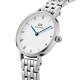 Daniel Wellington DW00100685 ženski sat Petite Silver Tone Roman Numerals Cobalt Blue kazaljke 28mm