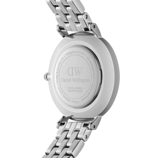 Daniel Wellington DW00100685 ženski sat Petite Silver Tone Roman Numerals Cobalt Blue kazaljke 28mm