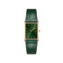 Daniel Wellington DW00100694 ženski sat Bound Rose Gold Tone pravougaoni kožni kaiš Crocodile Emerald Sunray Dial 22mm