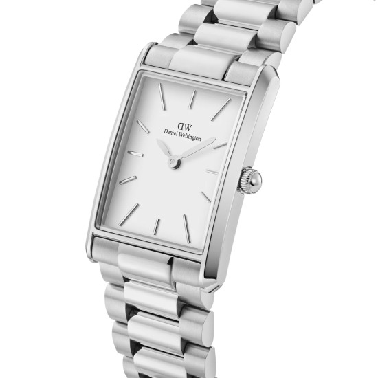 Daniel Wellington DW00100700 ženski sat Bound Silver Tone pravougaoni White Dial 22mm