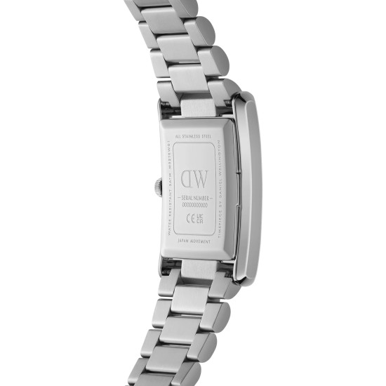 Daniel Wellington DW00100700 ženski sat Bound Silver Tone pravougaoni White Dial 22mm