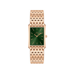 Daniel Wellington DW00100704 ženski sat Bound Rose Gold pravougaoni Emerald Green Sunray Dial 22mm