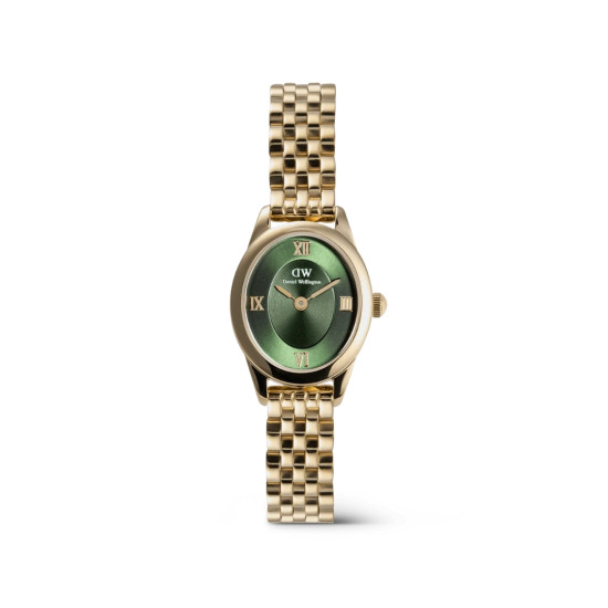 Daniel Wellington DW00100804 ženski sat Ophelia Mini Gold Tone Olive Green Sunray Dial 22mm