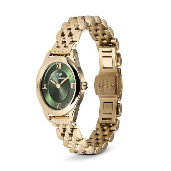 Daniel Wellington DW00100804 ženski sat Ophelia Mini Gold Tone Olive Green Sunray Dial 22mm