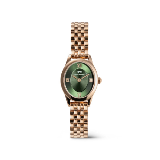 Daniel Wellington DW00100806 ženski sat Ophelia Mini Rose Gold Tone Olive Green Sunray Dial 22mm