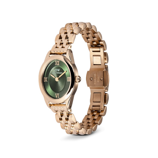 Daniel Wellington DW00100806 ženski sat Ophelia Mini Rose Gold Tone Olive Green Sunray Dial 22mm