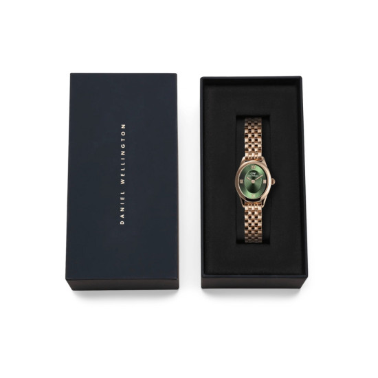 Daniel Wellington DW00100806 ženski sat Ophelia Mini Rose Gold Tone Olive Green Sunray Dial 22mm