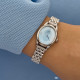 Daniel Wellington DW00100809 ženski sat Ophelia Mini Silver Tone Laight Capri Blue Sunray Dial 22mm