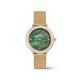 Daniel Wellington DW00100824 ženski sat Crystalline Bezel Gold Tone Mesh Band Green Mother of Pearl Dial 32mm