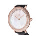 Daniel Wellington DW00100827 ženski sat Crystalline Bezel Rose Gold Black Croc kožni kaiš Mother of Pearl Dial 32mm