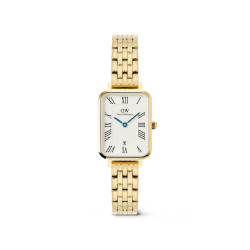 Daniel Wellington DW00100861 ženski sat Quadro Gold Tone Roman Numerals Cobalt Blue kazaljke 20mm